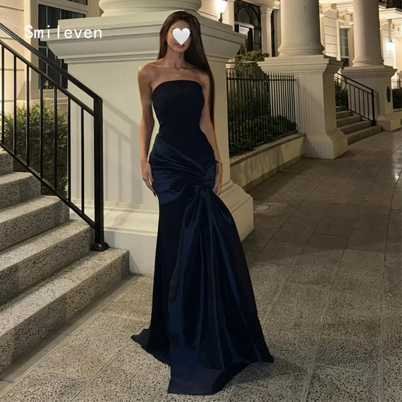 Smileven Fashionable Mermaid Prom Dress Elegant Sleeveless Party Gowns Formal Strapless Occassion Dress Customized 2026
Smileven Fashionable Mermaid Prom Dress Elegant Sleeveless Party Gowns Formal Strapless Occassion Dress Customized 2026