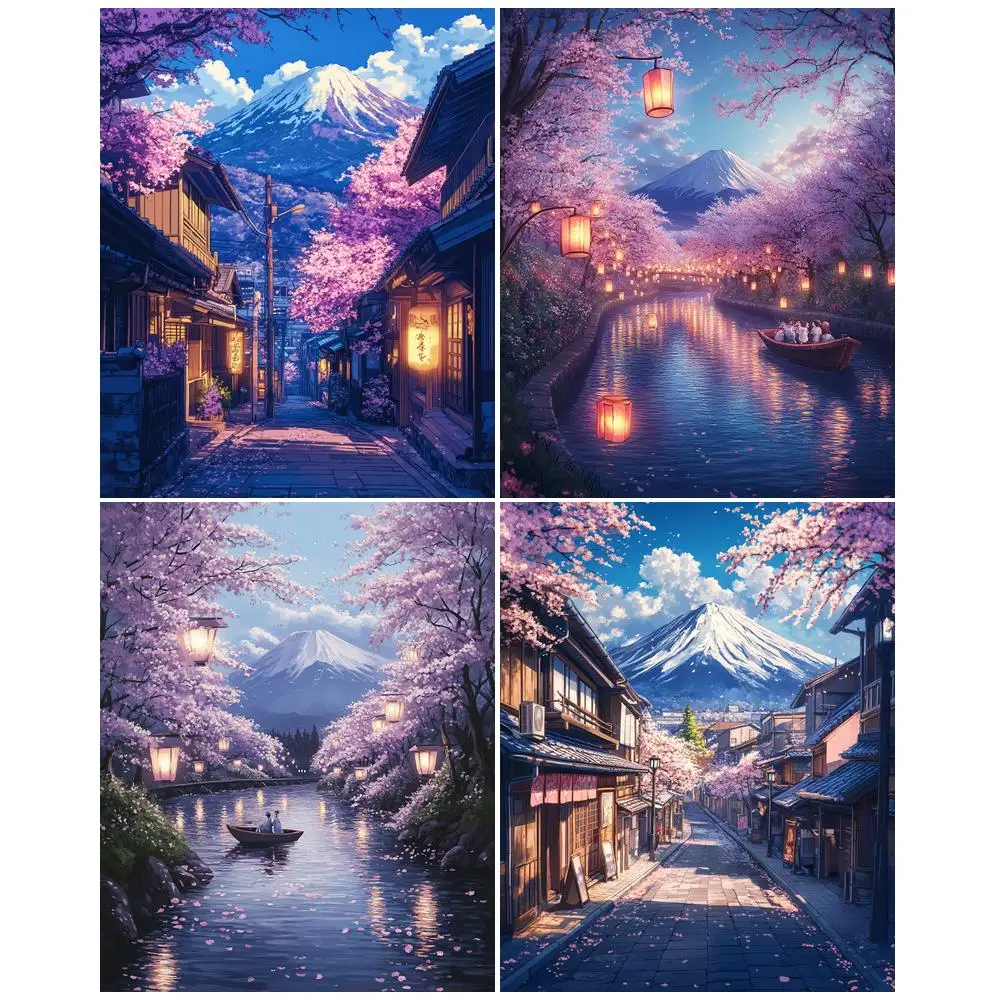 GATYZTORY Diy Paint By Numbers For Adults Kits Acrylic Paint Cherry Blossom Landscape On Canvas Numbers Painting For Home Decors
GATYZTORY Diy Paint By Numbers For Adults Kits Acrylic Paint Cherry Blossom Landscape On Canvas Numbers Painting For Home Decors