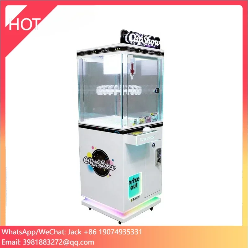 High Quality Arcade Crane Magic For Fun Clip Gift Clamp Prize Claw Toy Vending Coin Operated Game Machine
High Quality Arcade Crane Magic For Fun Clip Gift Clamp Prize Claw Toy Vending Coin Operated Game Machine
