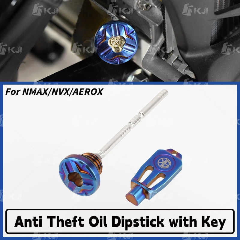 For Yamaha NMAX/NVX/AEROX 160/155/125/TURBO/TECH MAX/NEO/ALPHA Anti-Theft Engine Oil Dipstick with Key Filler Level Gauge Parts
For Yamaha NMAX/NVX/AEROX 160/155/125/TURBO/TECH MAX/NEO/ALPHA Anti-Theft Engine Oil Dipstick with Key Filler Level Gauge Parts
