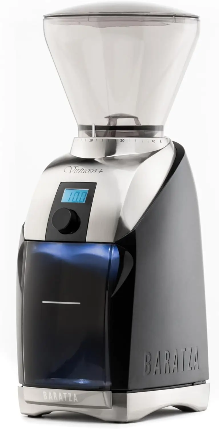 Precision Coffee Grinder with 40 Settings, Digital Timer, LED Bin, Conical Burrs
Precision Coffee Grinder with 40 Settings, Digital Timer, LED Bin, Conical Burrs