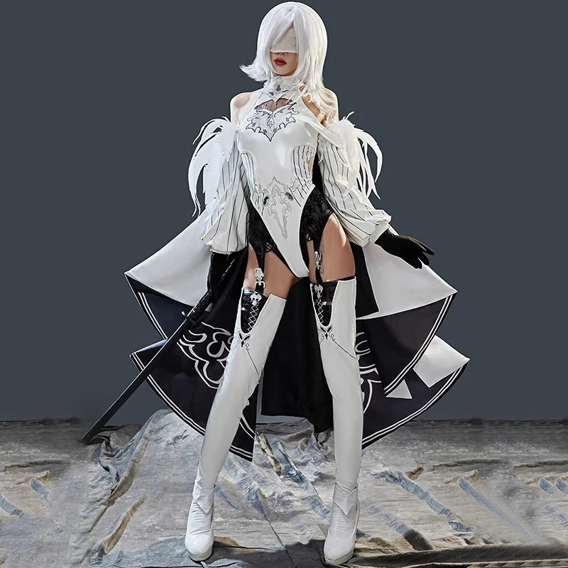 Аниме NieR:Automata YoRHa No. 2, тип B 10H, женский костюм для косплея, полный комплект, вечерние костюмы для ролевых игр на Хэллоуин, платье
Аниме NieR:Automata YoRHa No. 2, тип B 10H, женский костюм для косплея, полный комплект, вечерние костюмы для ролевых игр на Хэллоуин, платье