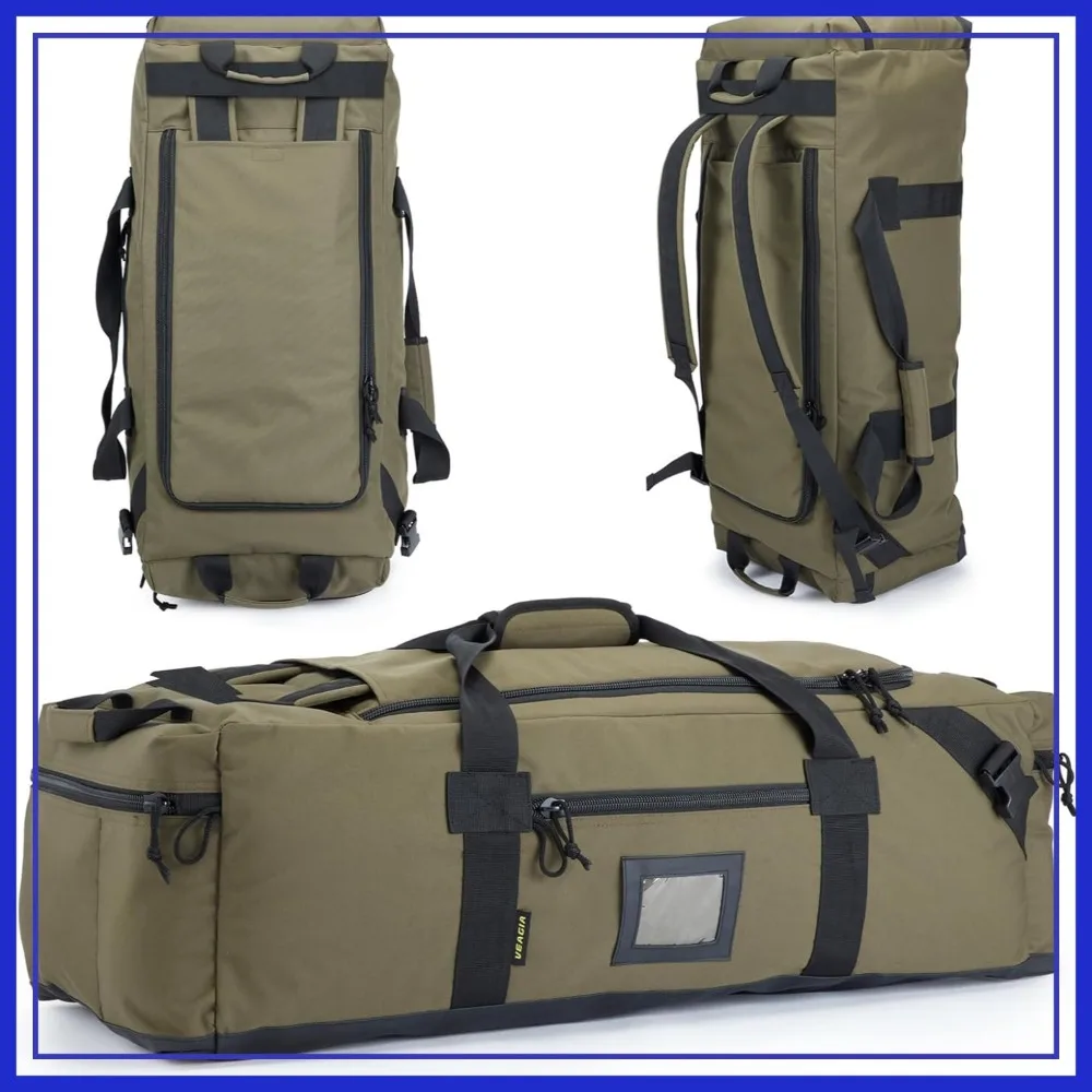 105L Large Duffel Bag for Travel, Gym & Sports - Water Repellent, Hidden Straps, Shoe Compartment
105L Large Duffel Bag for Travel, Gym & Sports - Water Repellent, Hidden Straps, Shoe Compartment