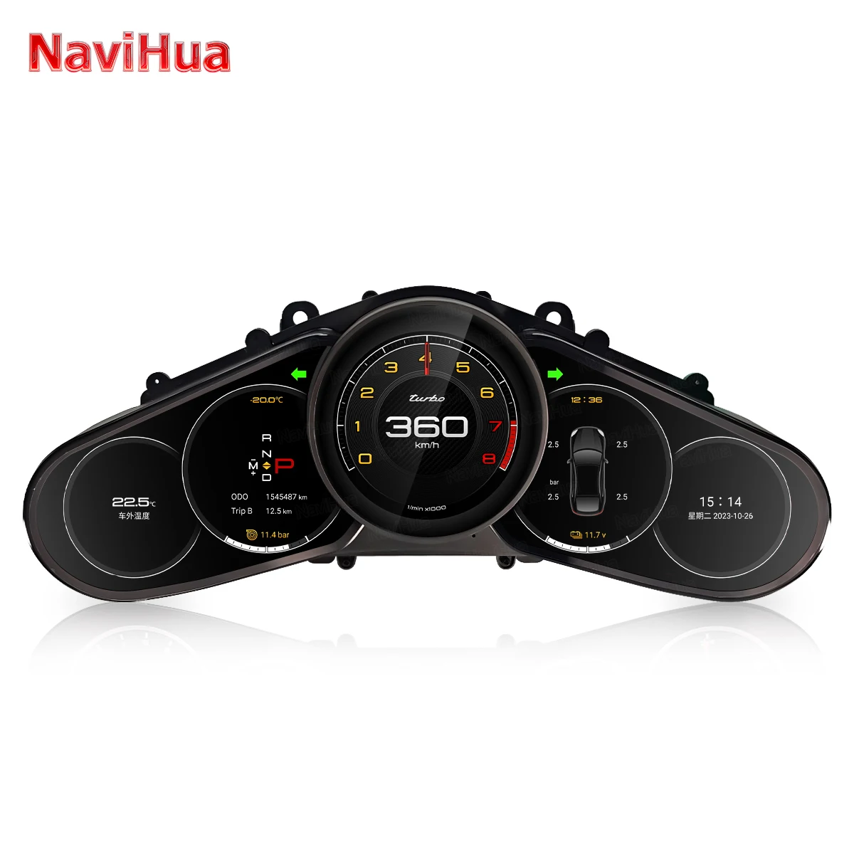 New 12.3" Car Digital Cluster Instrument For Porsche Cayenne 2011 2017 Auto LCD Dashboard Speedometer Tachometer Ghost Screen
New 12.3" Car Digital Cluster Instrument For Porsche Cayenne 2011 2017 Auto LCD Dashboard Speedometer Tachometer Ghost Screen