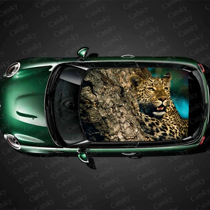 Fierce leopard animal Car Roof Sticker Racing SUV Accessories Packaging Painting PVC Custom Car Graphic Decal
Fierce leopard animal Car Roof Sticker Racing SUV Accessories Packaging Painting PVC Custom Car Graphic Decal