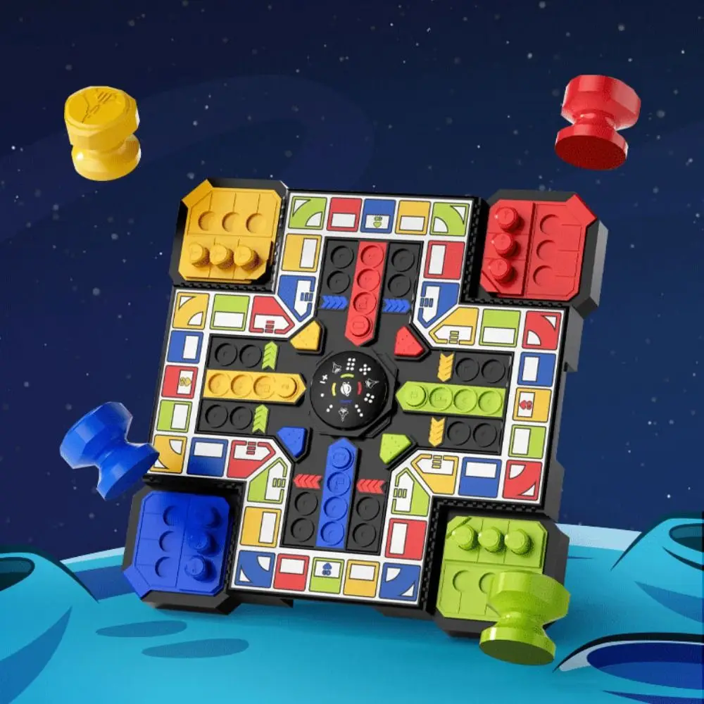 Multiplayers Flying Chess Board Game Plastics Puzzle Electronic Flying Chess Set Checkers Multifunctional Table Games Chess Toys
Multiplayers Flying Chess Board Game Plastics Puzzle Electronic Flying Chess Set Checkers Multifunctional Table Games Chess Toys