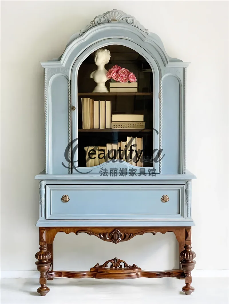 yj5 French Antique Bookcase European Solid Wood Carving Bookcase Display Cabinet American Country Side Cabinet
yj5 French Antique Bookcase European Solid Wood Carving Bookcase Display Cabinet American Country Side Cabinet