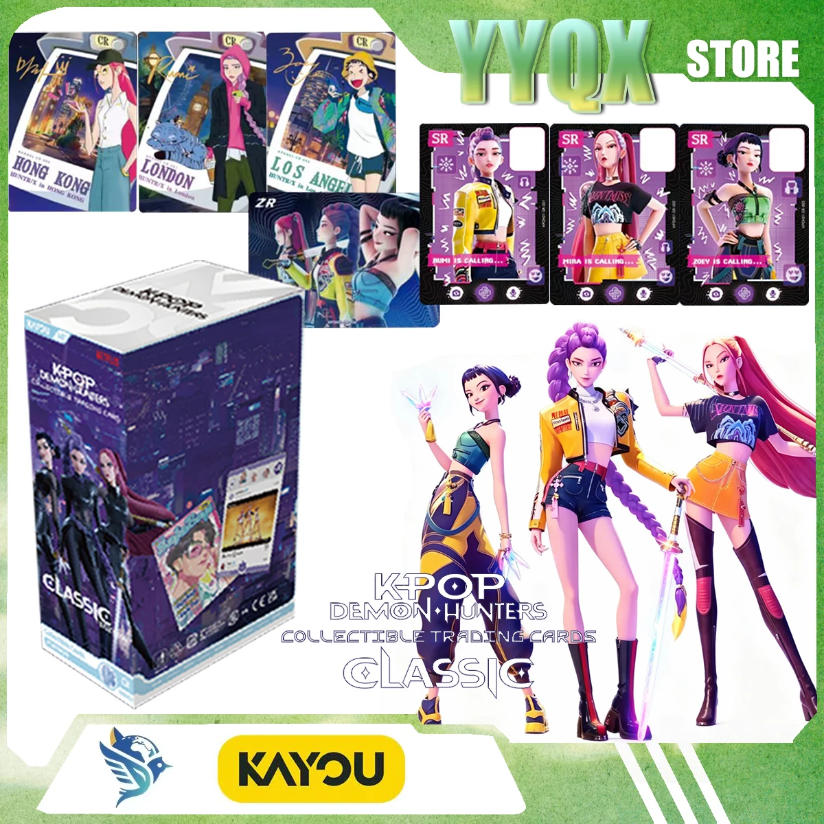 KAYOU 2026 New K-Pop: Demon Hunters Collection Card Periphery Animation Music Girl Boy Surprise Gift Movie Like Rare Toy ornamen
KAYOU 2026 New K-Pop: Demon Hunters Collection Card Periphery Animation Music Girl Boy Surprise Gift Movie Like Rare Toy ornamen