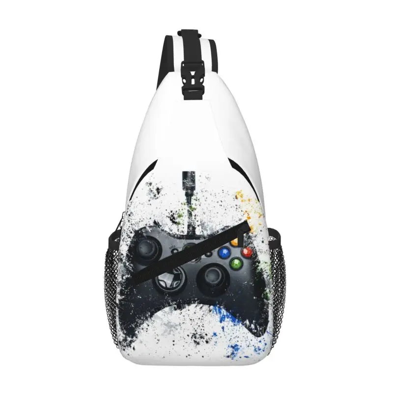 Nostalgia Gaming Controller Crossbody Sling Backpack Men Custom Video Game Gamer Player Chest Shoulder Bag for Traveling Daypack
Nostalgia Gaming Controller Crossbody Sling Backpack Men Custom Video Game Gamer Player Chest Shoulder Bag for Traveling Daypack