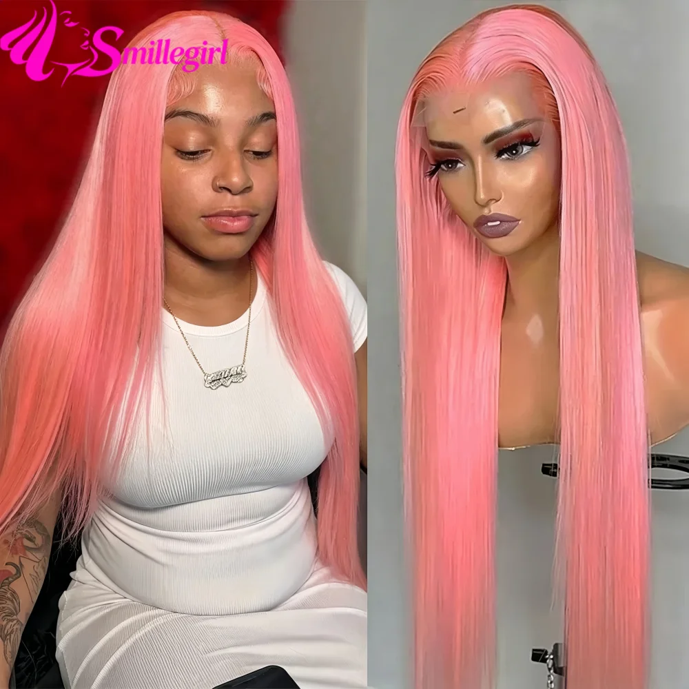 250 Density Bone Straight 13x6 HD Light Pink Lace Front Wigs Human Hair For Women Colored Brazilian 30 Inch 13x4 Pink Lace Frontal Wig Pre Plucked
250 Density Bone Straight 13x6 HD Light Pink Lace Front Wigs Human Hair For Women Colored Brazilian 30 Inch 13x4 Pink Lace Frontal Wig Pre Plucked