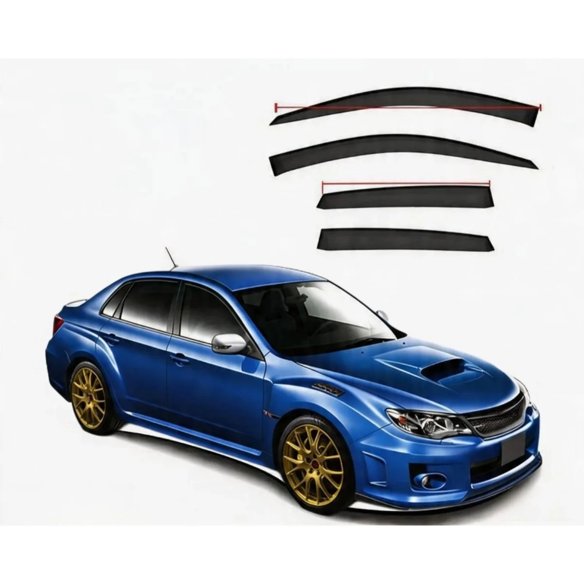 For SUBARU Impreza WRX STI Sedan 2008-2014 Car Windshield Sunshades Cover Windscreen Visor Window Rain Sun Visor Modification
For SUBARU Impreza WRX STI Sedan 2008-2014 Car Windshield Sunshades Cover Windscreen Visor Window Rain Sun Visor Modification