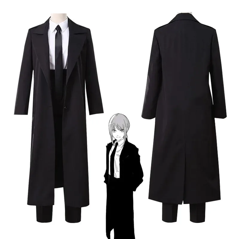 Makima Cosplay Anime Chainsaw Man Costume Black Trench Shirt Uniform Halloween Carnival Clothes Women Nurse Costume
Makima Cosplay Anime Chainsaw Man Costume Black Trench Shirt Uniform Halloween Carnival Clothes Women Nurse Costume