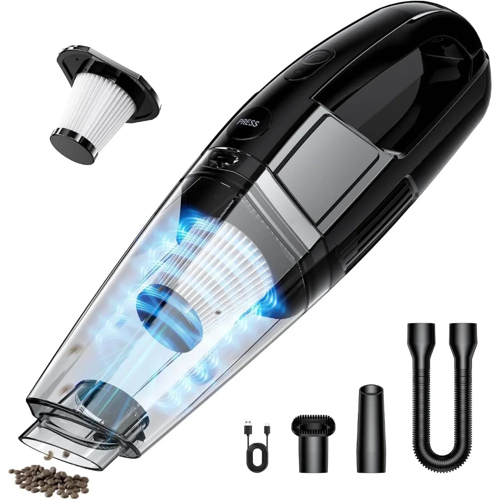 Ручной беспроводной пылесос 3-в-1, автомобильный пылесос с зарядкой через USB, ручной беспроводной пылесос с перезаряжаемой светодиодной подсветкой, HEPA-фильтр, 1,43 фунта л
Ручной беспроводной пылесос 3-в-1, автомобильный пылесос с зарядкой через USB, ручной беспроводной пылесос с перезаряжаемой светодиодной подсветкой, HEPA-фильтр, 1,43 фунта л