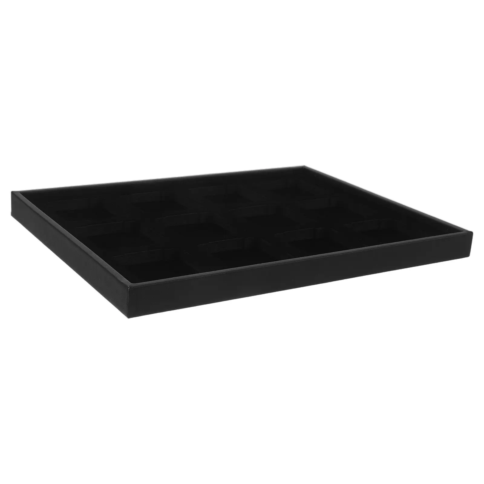 12 Slot Decorative Jewelry Display Tray for Collectors Retail Shop Countertop Showcase Soft Cushion Jewelry Arrangement
12 Slot Decorative Jewelry Display Tray for Collectors Retail Shop Countertop Showcase Soft Cushion Jewelry Arrangement
