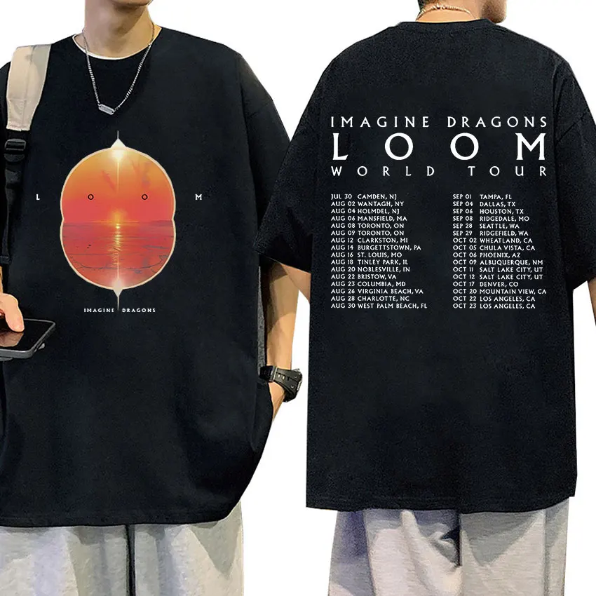 Rock Band Imagine Dragons 2024 New Album T Shirts Men's Hip Hop Retro Short Sleeve T-shirt Casual Clothing Oversized Cotton Tees
Rock Band Imagine Dragons 2024 New Album T Shirts Men's Hip Hop Retro Short Sleeve T-shirt Casual Clothing Oversized Cotton Tees