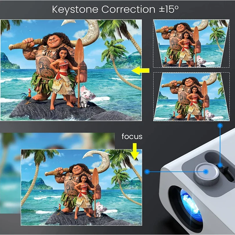 Home Cinema 5G WiFi Outdoor BT Projector 4K Supported FHD Native 1080P Portable Beamer Compatible With PC TV USB
Home Cinema 5G WiFi Outdoor BT Projector 4K Supported FHD Native 1080P Portable Beamer Compatible With PC TV USB