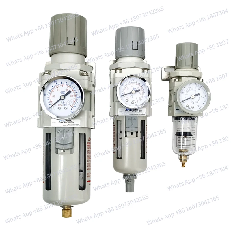 AW2000-02 AW3000-03 AW4000-04 Compressor Air Filter Controller Oil Seperator Filters Pneumatic Air Pressure Regulator
AW2000-02 AW3000-03 AW4000-04 Compressor Air Filter Controller Oil Seperator Filters Pneumatic Air Pressure Regulator