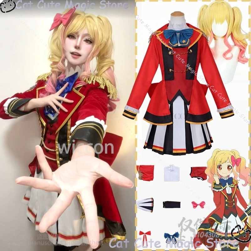 Anime Aikatsu Stars Cosplay Nijino Yume Red Japanese Sailor Uniform Coat Fashion Idol Dress Lolita Wig Comic Con Cos Customized
Anime Aikatsu Stars Cosplay Nijino Yume Red Japanese Sailor Uniform Coat Fashion Idol Dress Lolita Wig Comic Con Cos Customized