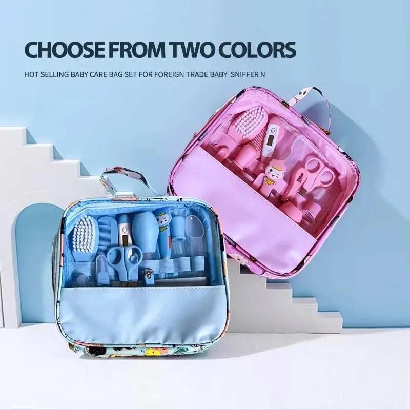 12 PCs Baby Care Kit Kids Hair Nail Healthcare Thermometer Grooming Brush Kit Clipper Scissors Kid Toiletries
12 PCs Baby Care Kit Kids Hair Nail Healthcare Thermometer Grooming Brush Kit Clipper Scissors Kid Toiletries