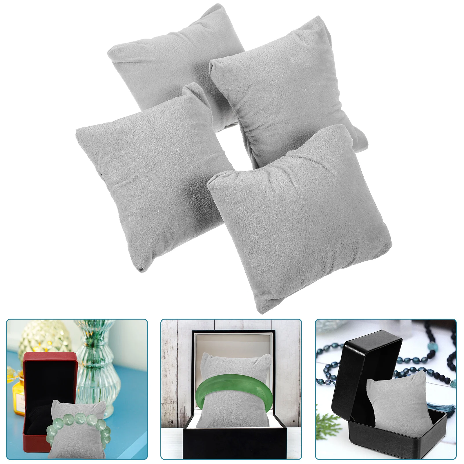 10 Pcs Watch Display Pillow Velvet Gray Beads Flocked Bracelet Holder Small Jewelry Pads Organizer Storage Accessories
10 Pcs Watch Display Pillow Velvet Gray Beads Flocked Bracelet Holder Small Jewelry Pads Organizer Storage Accessories