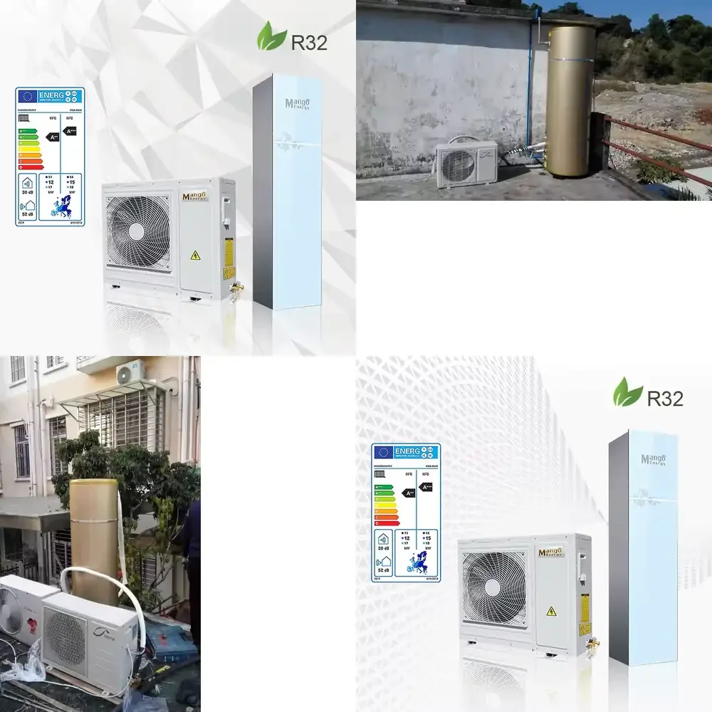 5.5KW Solar Warm Energy Heating and Hot Water air to Water Heat Pump
5.5KW Solar Warm Energy Heating and Hot Water air to Water Heat Pump