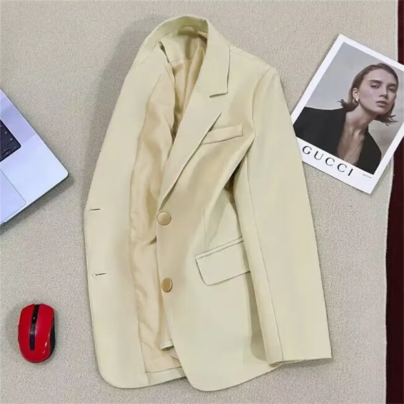 Fashion Spring Autumn New Small Blazer Women Sexy Casual High Street Style Suit Korean Version Top Fashionable Comfortable Coat
Fashion Spring Autumn New Small Blazer Women Sexy Casual High Street Style Suit Korean Version Top Fashionable Comfortable Coat