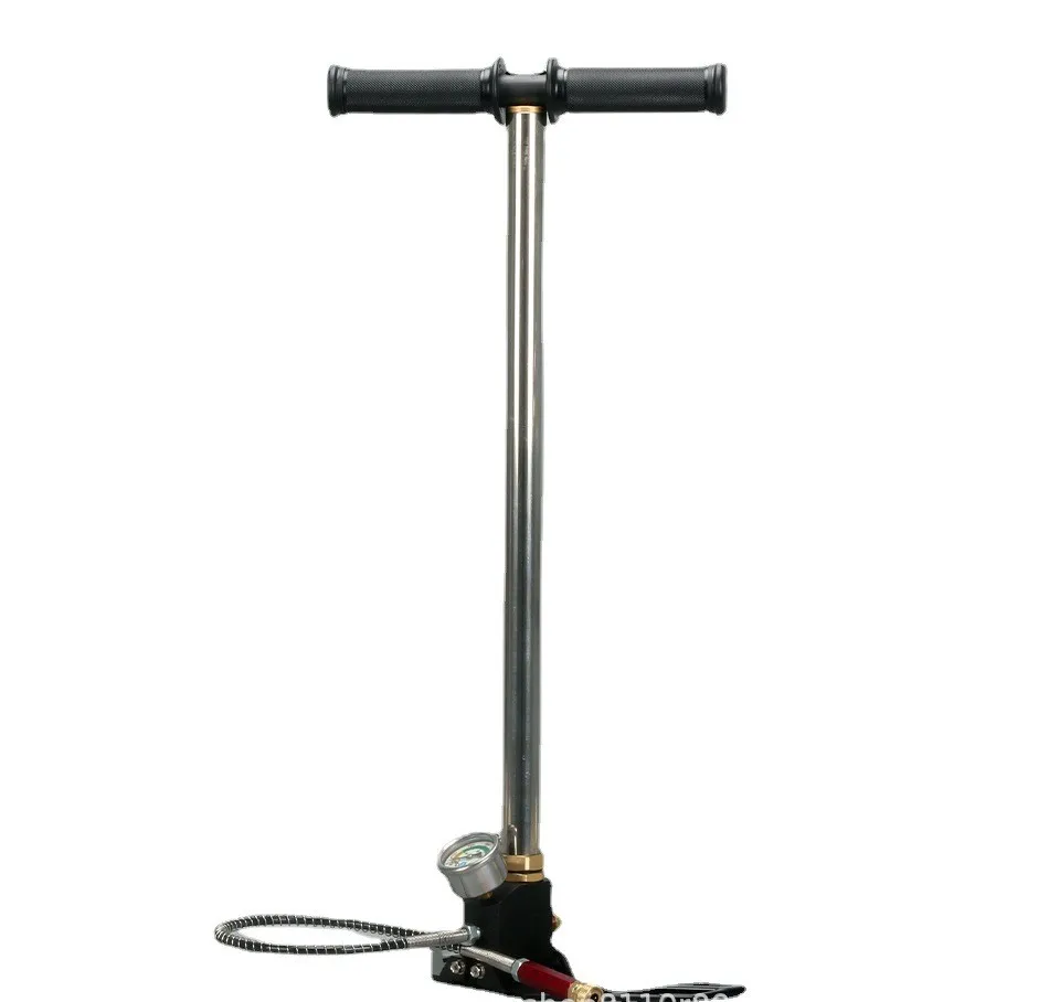 High pressure pump 30MPA Stainless Steel 4500psi folding large table three-stage four-stage compression manual air pump
High pressure pump 30MPA Stainless Steel 4500psi folding large table three-stage four-stage compression manual air pump