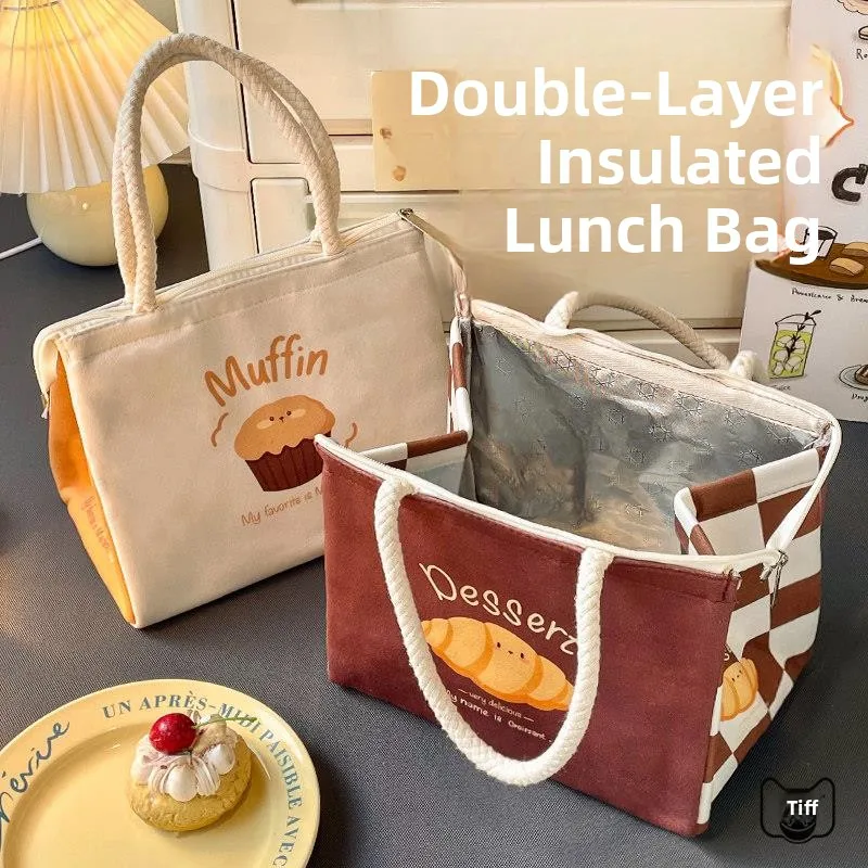 Cute Thermal Lunch Box Bag Handbag Snack Breakfast Bag for Office Workers Eating out Portable Food Carrier Japanese Style
Cute Thermal Lunch Box Bag Handbag Snack Breakfast Bag for Office Workers Eating out Portable Food Carrier Japanese Style