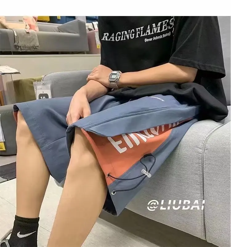 Patchwork Shorts Mens Casual Shorts Contrast Sports Shorts Elastic Waist Knee Length Pants Summer Men Shorts Basketball Shorts
Patchwork Shorts Mens Casual Shorts Contrast Sports Shorts Elastic Waist Knee Length Pants Summer Men Shorts Basketball Shorts