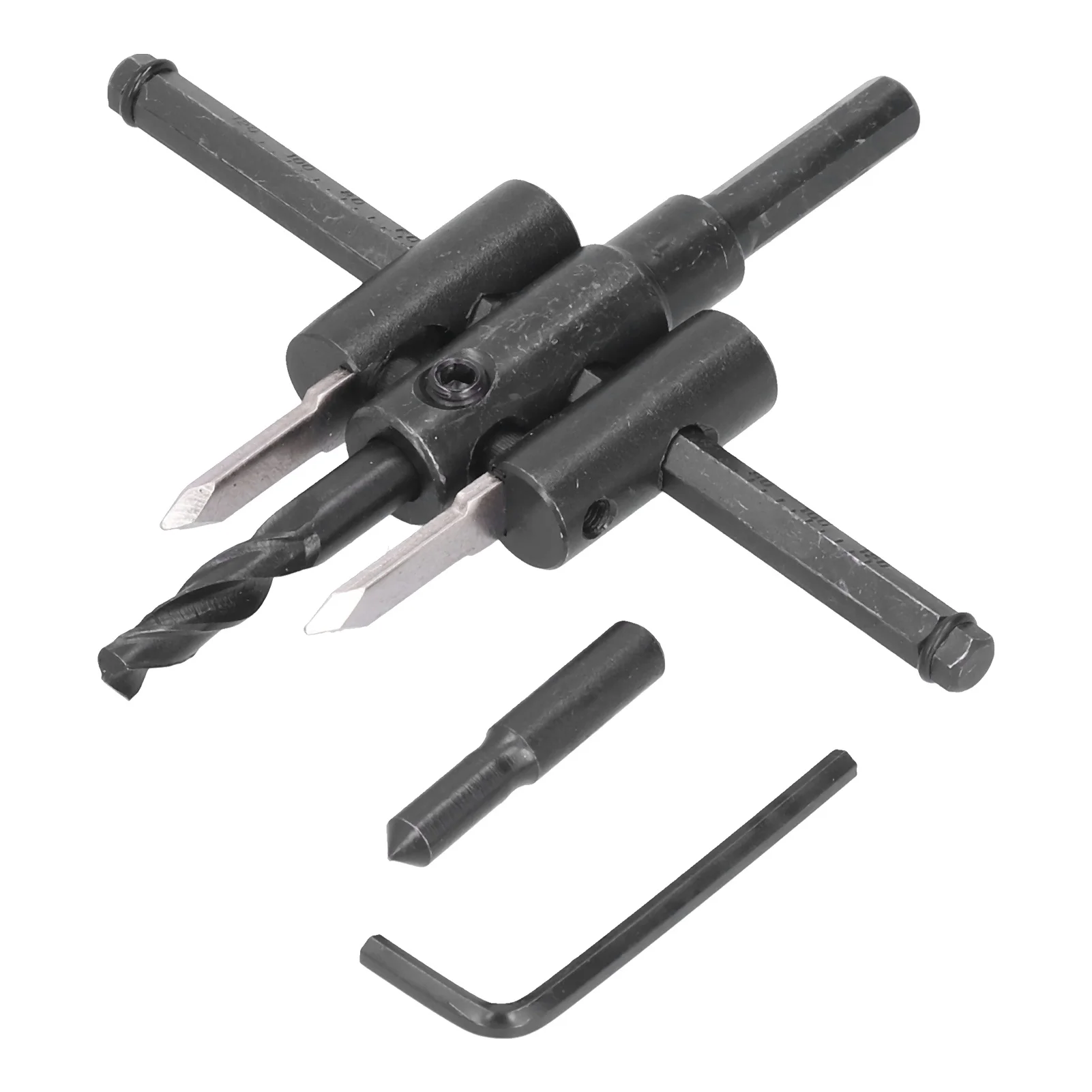 Adjustable Circle Hole Cutter Saw Kit Wood Drill Bit Round Cutting Woodworking DIY Tool
Adjustable Circle Hole Cutter Saw Kit Wood Drill Bit Round Cutting Woodworking DIY Tool