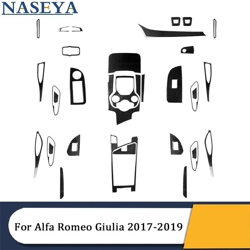 Car Interior Decorative Accessories For Alfa Romeo Giulia 2017 2018 2019 Various Parts Carbon Fiber Black Stickers
Car Interior Decorative Accessories For Alfa Romeo Giulia 2017 2018 2019 Various Parts Carbon Fiber Black Stickers