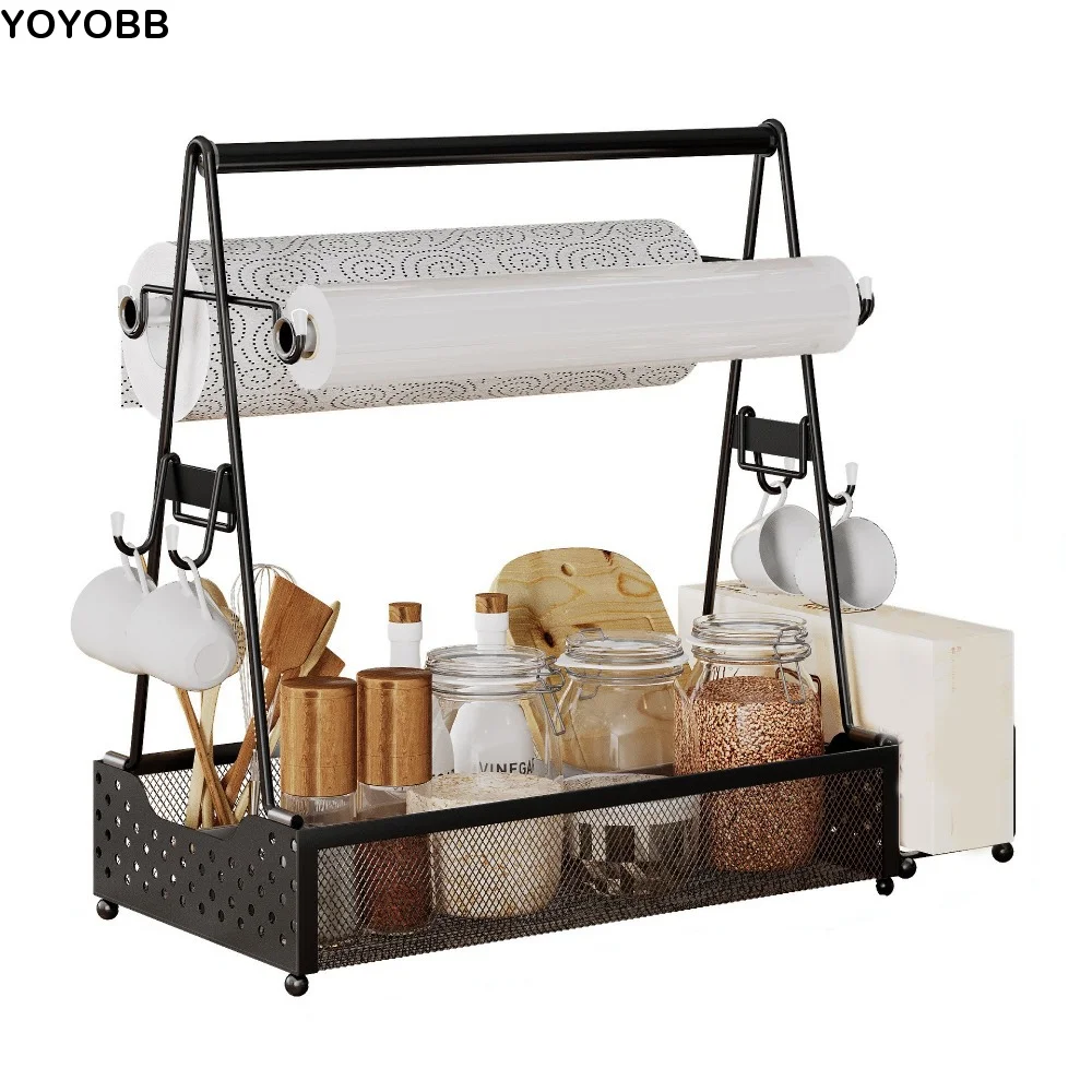 Carbon Steel BBQ Utensil Basket Large Capacity with Paper Towel Grill Condiment Basket Space Saving Seasoning Storage Rack
Carbon Steel BBQ Utensil Basket Large Capacity with Paper Towel Grill Condiment Basket Space Saving Seasoning Storage Rack