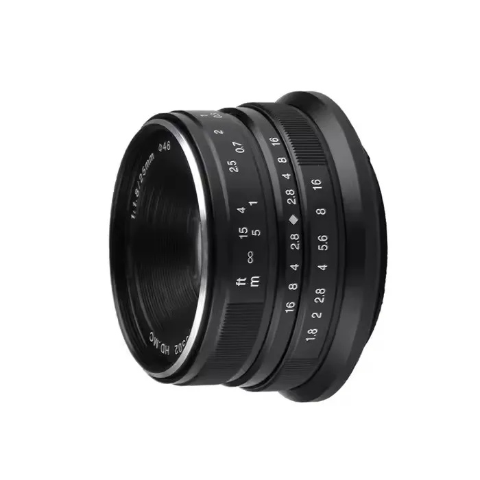 7artisans 25mm F1.8 Prime Lens for Micro 4/3, Canon EOS - M, A7/A7II/A7R Series; Compatible with Sigma
7artisans 25mm F1.8 Prime Lens for Micro 4/3, Canon EOS - M, A7/A7II/A7R Series; Compatible with Sigma