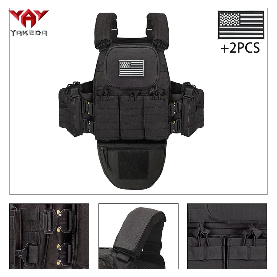 YAKEDA metal buckle quick release hunting vest is made of durable, tear resistant and breathable fabric
YAKEDA metal buckle quick release hunting vest is made of durable, tear resistant and breathable fabric
