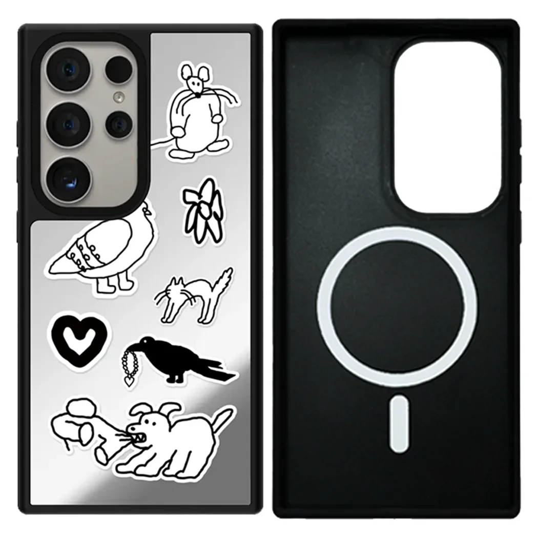 Line Pigeon Dog Magnetic Case for Samsung Galaxy S23 S24 S25 Ultra S25+ Plus Protective Shell Cartoon Magic Show
Line Pigeon Dog Magnetic Case for Samsung Galaxy S23 S24 S25 Ultra S25+ Plus Protective Shell Cartoon Magic Show