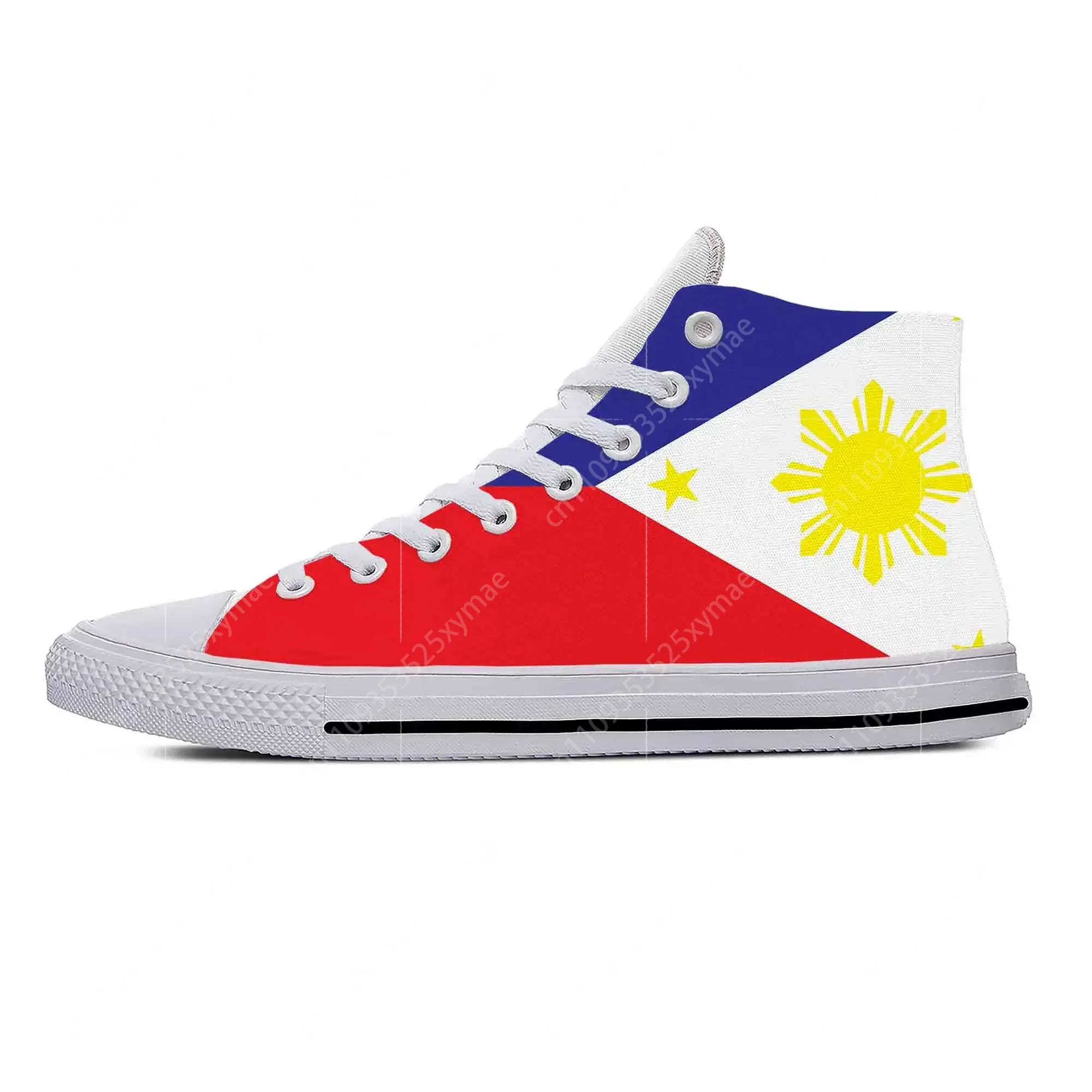 Горячая новинка: Филиппинские кроссовки с флагом, патриотическая мода, повседневные тканевые кеды, высокие, легкие, дышащие, с 3D-принтом, для мужчин и женщин
Горячая новинка: Филиппинские кроссовки с флагом, патриотическая мода, повседневные тканевые кеды, высокие, легкие, дышащие, с 3D-принтом, для мужчин и женщин