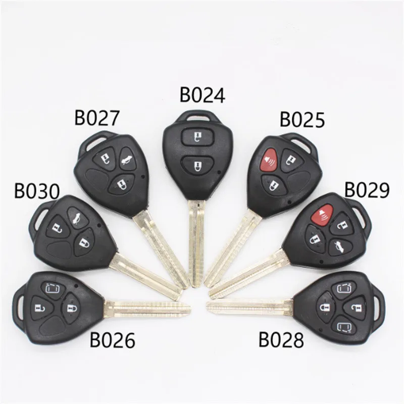 5PCS For Toyota Corolla Camry Reiz RAV4 Crown Avalon Venza Matrix Key Shell Remote Car Key Case 2/3/4 ButtonTOY43 /toy48Blade
5PCS For Toyota Corolla Camry Reiz RAV4 Crown Avalon Venza Matrix Key Shell Remote Car Key Case 2/3/4 ButtonTOY43 /toy48Blade