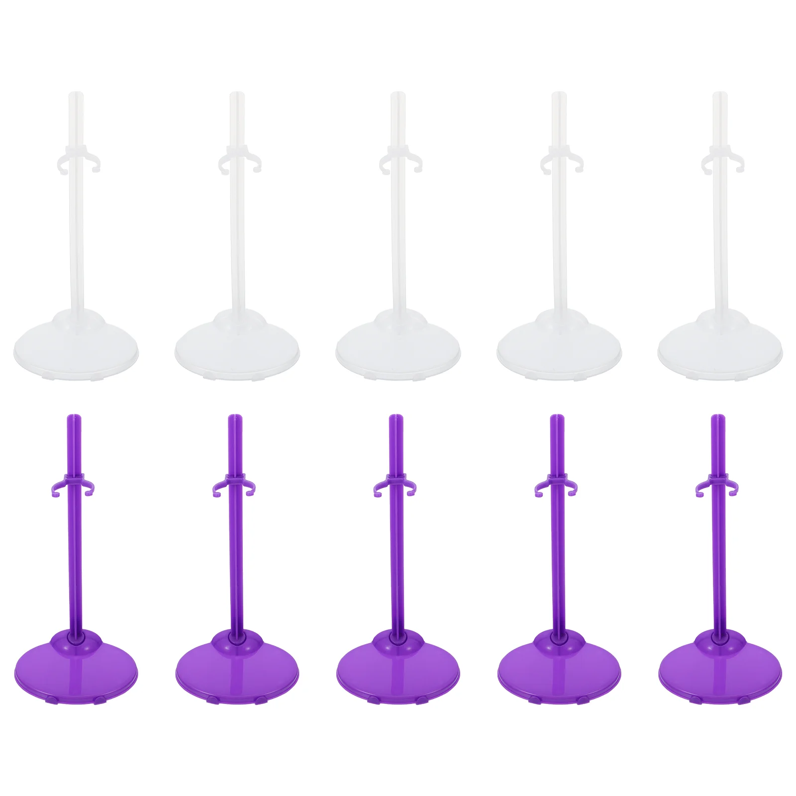 20 Pcs Stand Transparent Support for Dolls Display Holder Colorful Stands Purple Baby Small Clothing
20 Pcs Stand Transparent Support for Dolls Display Holder Colorful Stands Purple Baby Small Clothing