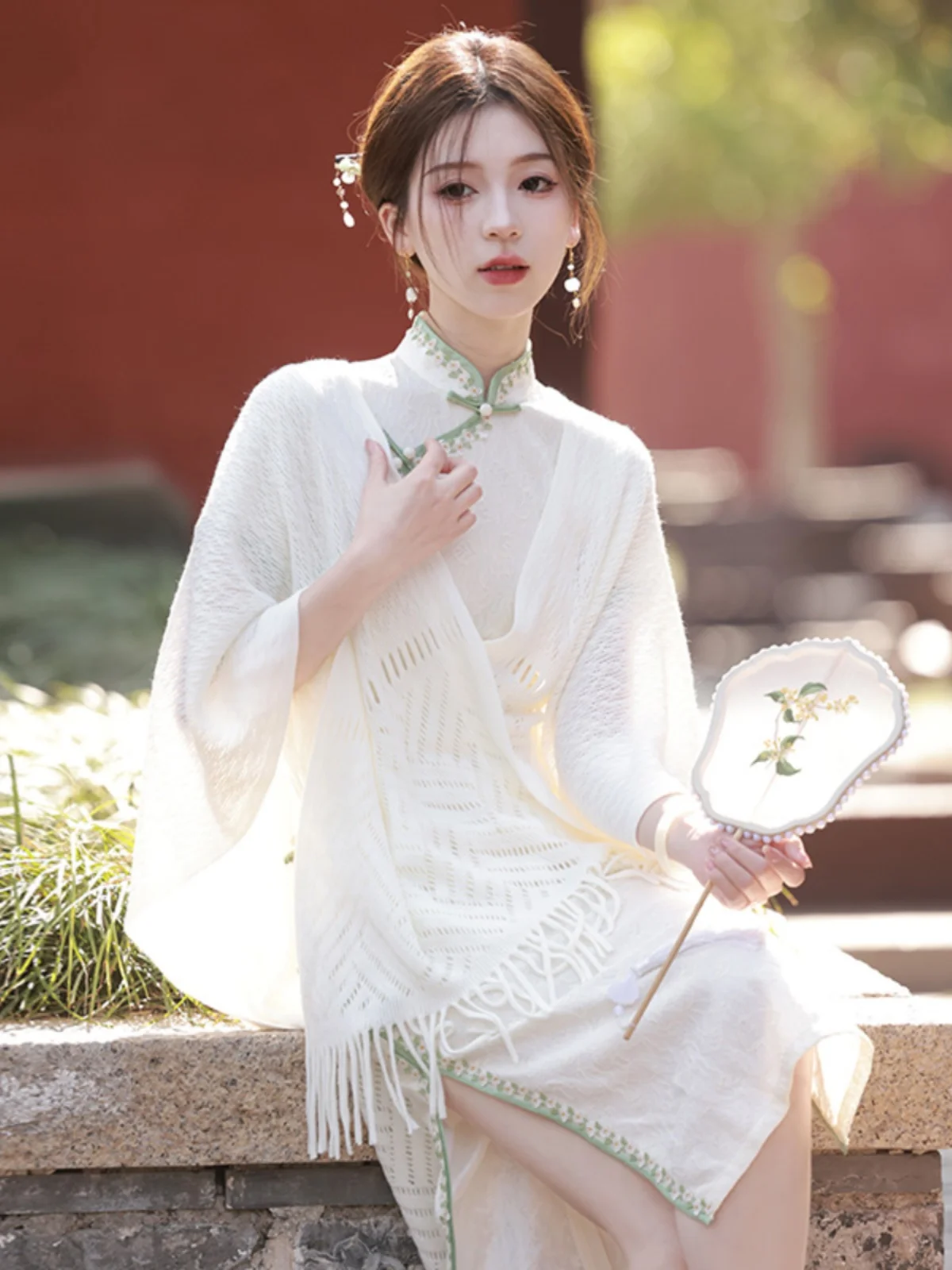 White Shawl Young Style Girl's Coat Outerwear Elegant Versatile Republic of China Style Can Be Worn in Daily ...
White Shawl Young Style Girl's Coat Outerwear Elegant Versatile Republic of China Style Can Be Worn in Daily ...