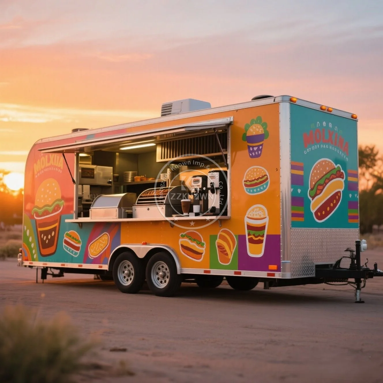 2025 Hot Dog Ice Cream Pizza Food Cart Full Kitchen Equipment Customizable Concession Food Trailer With Full Equipment
2025 Hot Dog Ice Cream Pizza Food Cart Full Kitchen Equipment Customizable Concession Food Trailer With Full Equipment