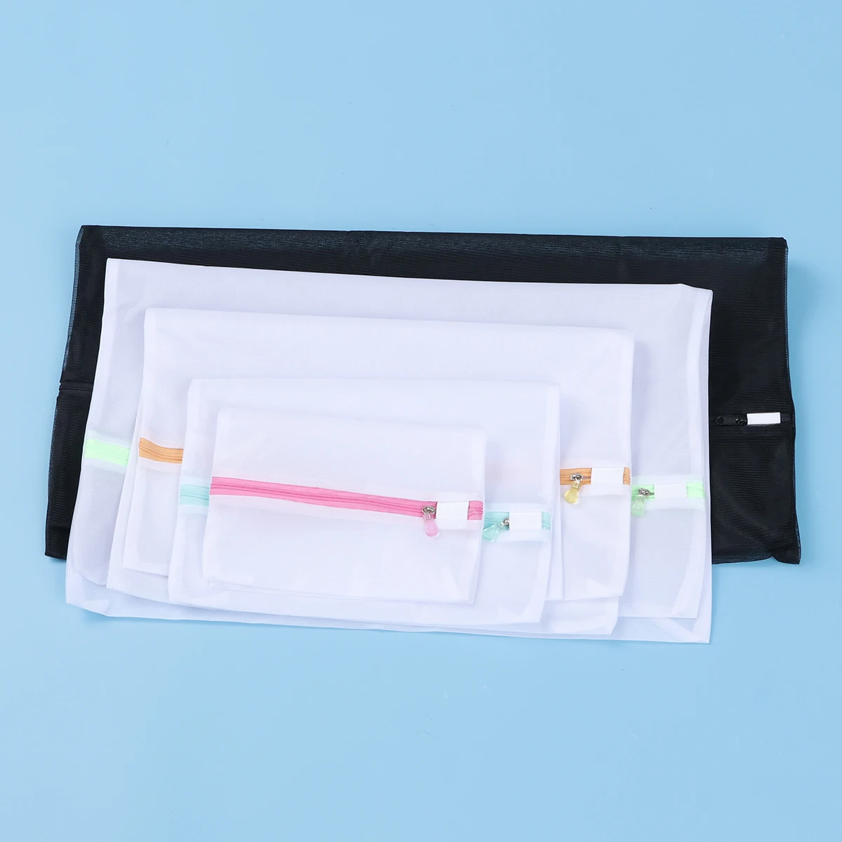 5 Pcs 59.5x59cm Polyester Mesh Laundry Bags Crystal Zipper Drawstring Clothes Holders Washing Machine Laundry Pouches Washing Ba
5 Pcs 59.5x59cm Polyester Mesh Laundry Bags Crystal Zipper Drawstring Clothes Holders Washing Machine Laundry Pouches Washing Ba