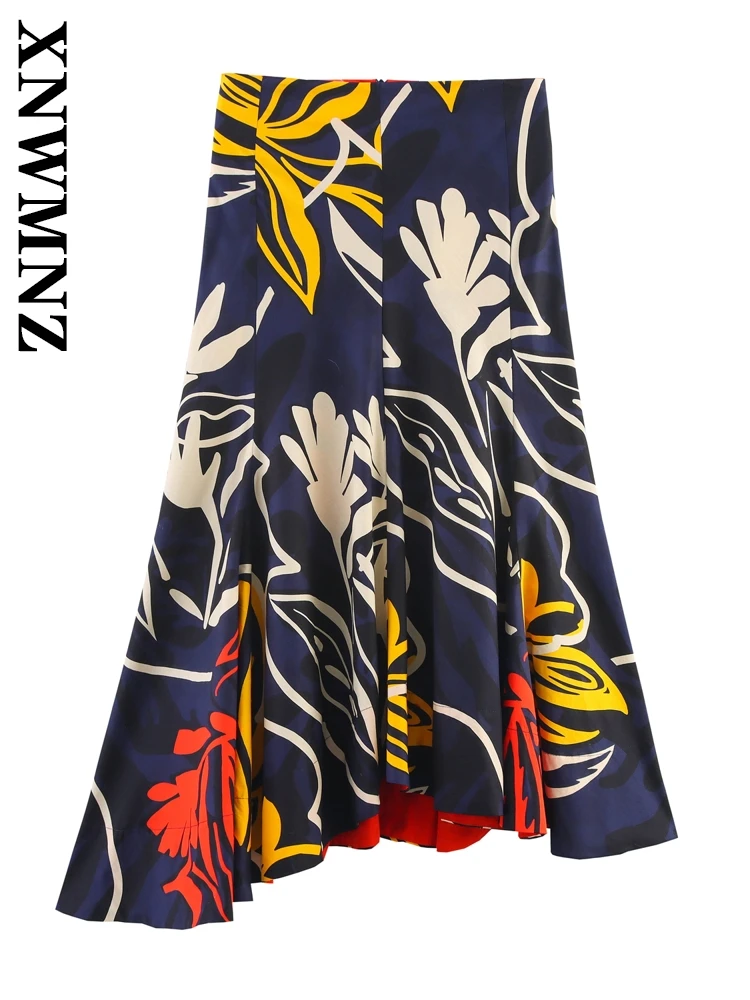 XNWMNZ 2025 Summer New Female Fashion Midi Skirt A-lineskirt Elegant Woman's High Waist Regular Fit zipper Bottoms Print Floral
XNWMNZ 2025 Summer New Female Fashion Midi Skirt A-lineskirt Elegant Woman's High Waist Regular Fit zipper Bottoms Print Floral