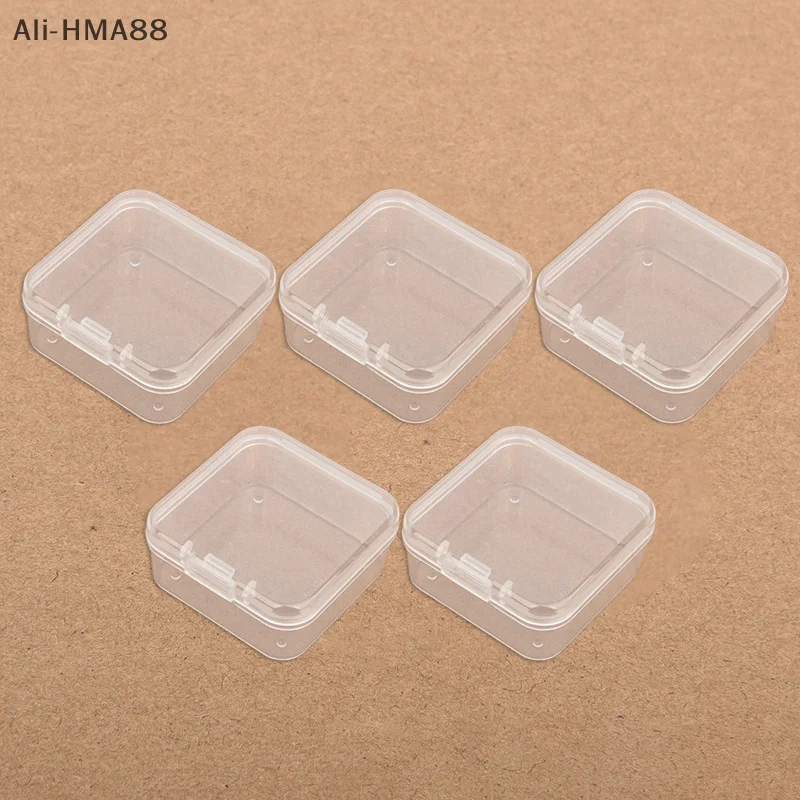 5Pcs Mini Plastic Storage Box Transparent Jewelry Storage Case Earrings Rings Boxes Small Items Storage Container
5Pcs Mini Plastic Storage Box Transparent Jewelry Storage Case Earrings Rings Boxes Small Items Storage Container