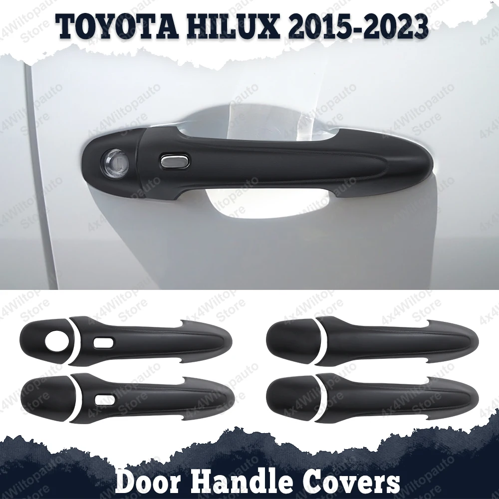 Matt Black Door Handle Cover Trim Guard For Toyota Hilux Revo 2021 2022 2023 2024 Double Cabin Accessories
Matt Black Door Handle Cover Trim Guard For Toyota Hilux Revo 2021 2022 2023 2024 Double Cabin Accessories