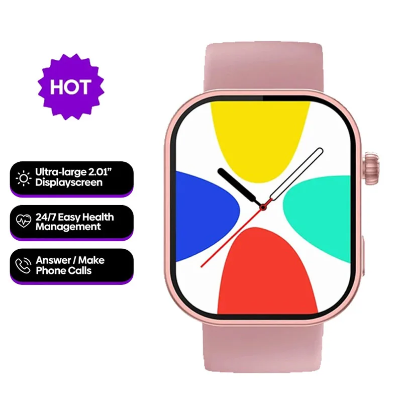 2025 Новые умные часы с голосовым вызовом, 2,03 дюйма, цветной дисплей HD, здоровье, пульс/SpO2, фитнес-отслеживание, умные часы для фитнеса для мужчин и женщин 
2025 Новые умные часы с голосовым вызовом, 2,03 дюйма, цветной дисплей HD, здоровье, пульс/SpO2, фитнес-отслеживание, умные часы для фитнеса для мужчин и женщин