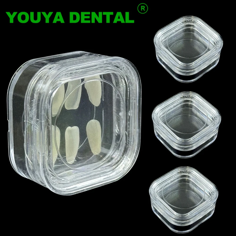 5pcs Dental Tooth Box With Membrane Denture Storage Box With Transparent Flexible Film For Crown and Bridge Box Dentistry Tools 
5pcs Dental Tooth Box With Membrane Denture Storage Box With Transparent Flexible Film For Crown and Bridge Box Dentistry Tools