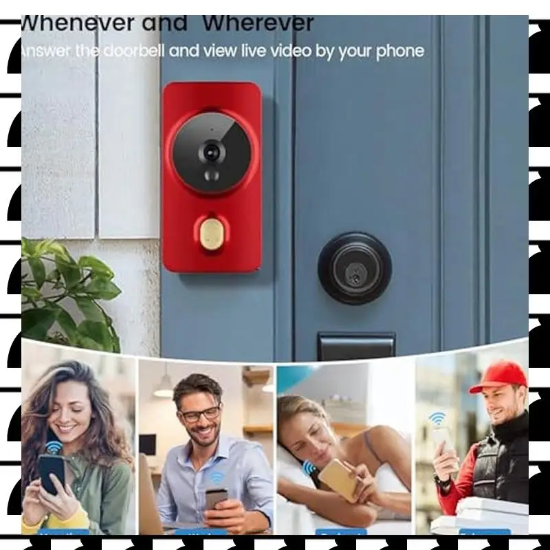 A44U Smart Wireless Video Doorbell,Smart Wireless Remote Video Doorbell,With Call,Video,Photo,And Video Recording Functions
A44U Smart Wireless Video Doorbell,Smart Wireless Remote Video Doorbell,With Call,Video,Photo,And Video Recording Functions