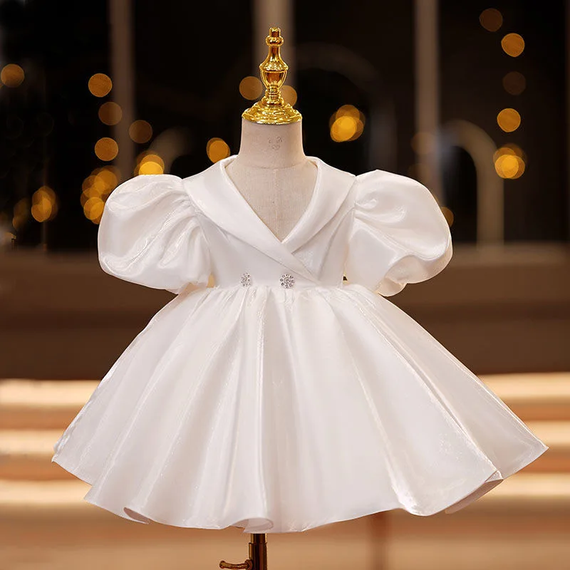 White Kids Girl Tutu Flower Dress Children Party Wedding Birthday Formal Dress for Girl Princess First Communion Costume
White Kids Girl Tutu Flower Dress Children Party Wedding Birthday Formal Dress for Girl Princess First Communion Costume