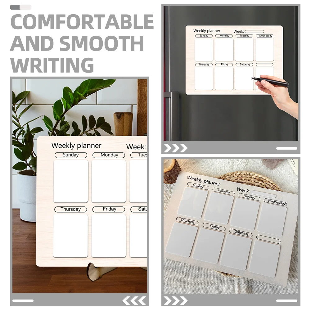 1Set Multipurpose Menu Board Smooth Writing Magnetic Surface Erasable Household Schedule Meal Planner for Refrigerator Use
1Set Multipurpose Menu Board Smooth Writing Magnetic Surface Erasable Household Schedule Meal Planner for Refrigerator Use