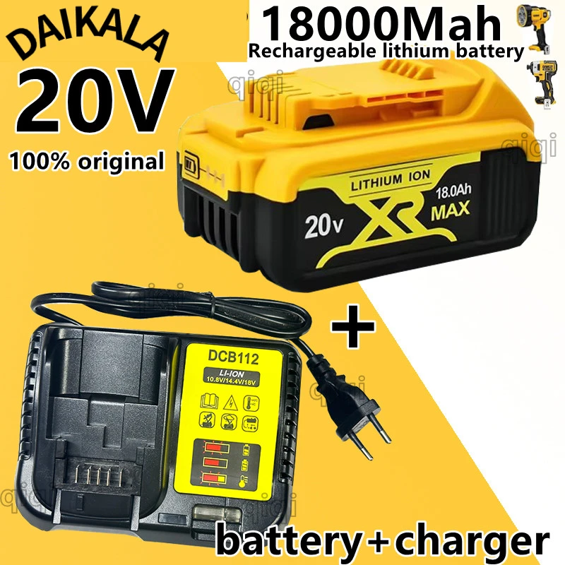 DCB184 DCB181 DCB182 DCB200 6A 8A 12A 18V Lithium Battery 20V 18.0Ah MAX Lithium Battery Power Tool Replacement
DCB184 DCB181 DCB182 DCB200 6A 8A 12A 18V Lithium Battery 20V 18.0Ah MAX Lithium Battery Power Tool Replacement